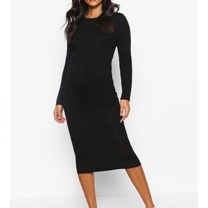 Boohoo Maternity Midi Dress